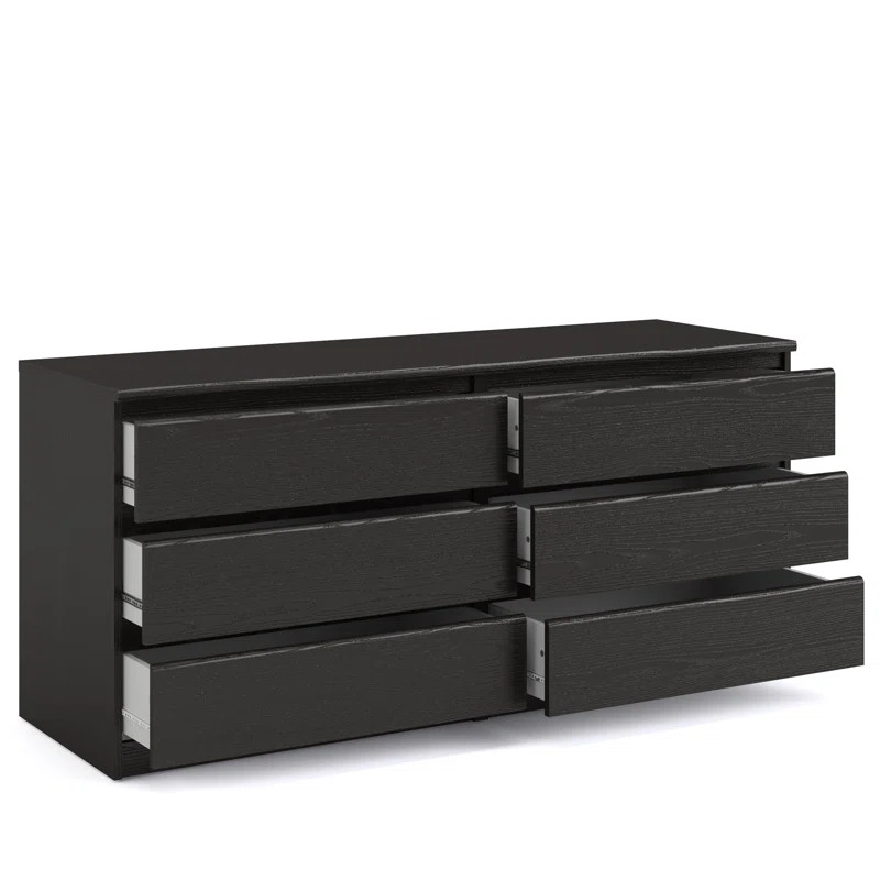 Kepner 6 Drawer 60.5" W Double Dresser | Wayfair North America