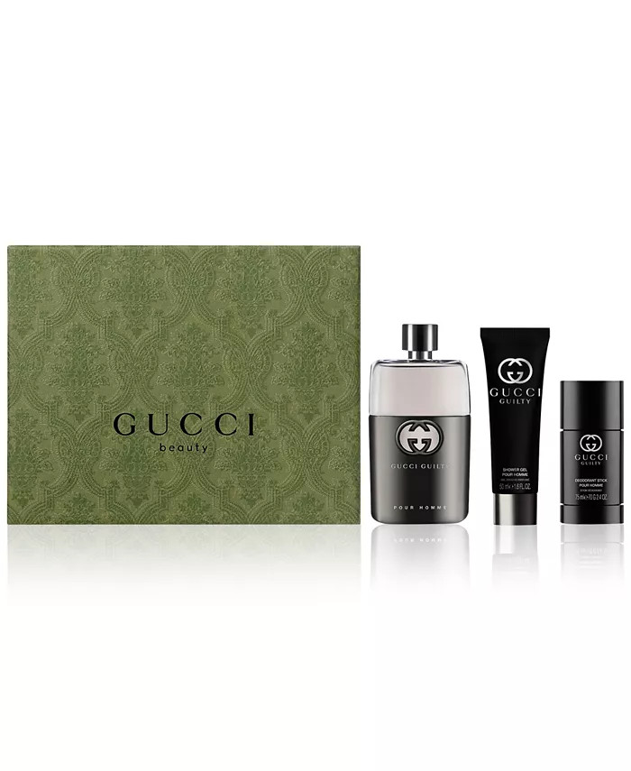Men's 3-Pc. Guilty Eau de Toilette Gift Set | Macy's