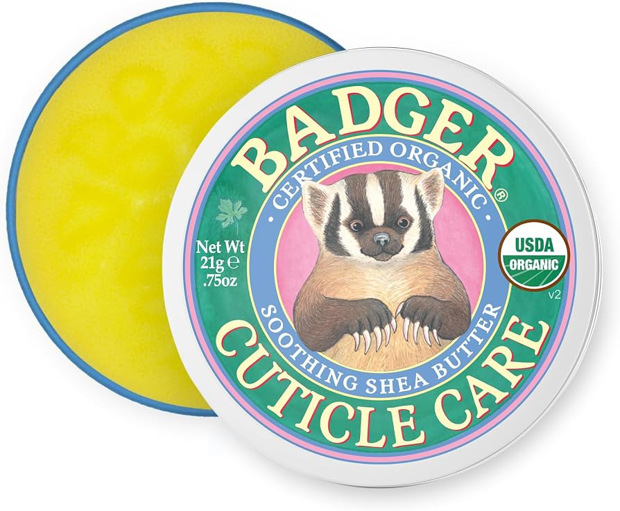 Badger Cuticle Cream, Deep Hydration for Dry, Cracked Cuticles & Hangnails, 100% Organic Cuticle ... | Amazon (US)