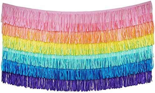 Amazon.com: Tissue Paper Fringe Tassel Party Garland - Perfect Backdrop for All Events & Occasion... | Amazon (US)