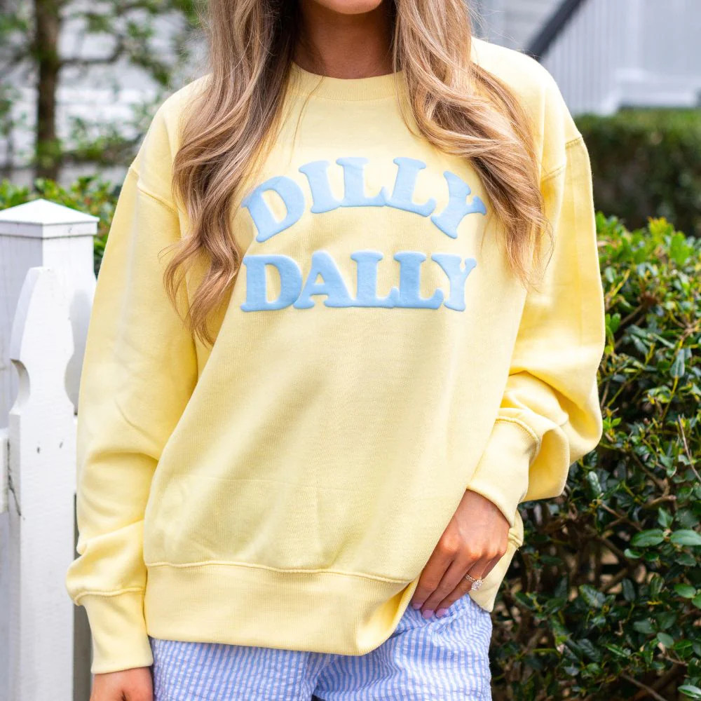 PUFF 'Dilly Dally' Signature Sweatshirt | United Monograms