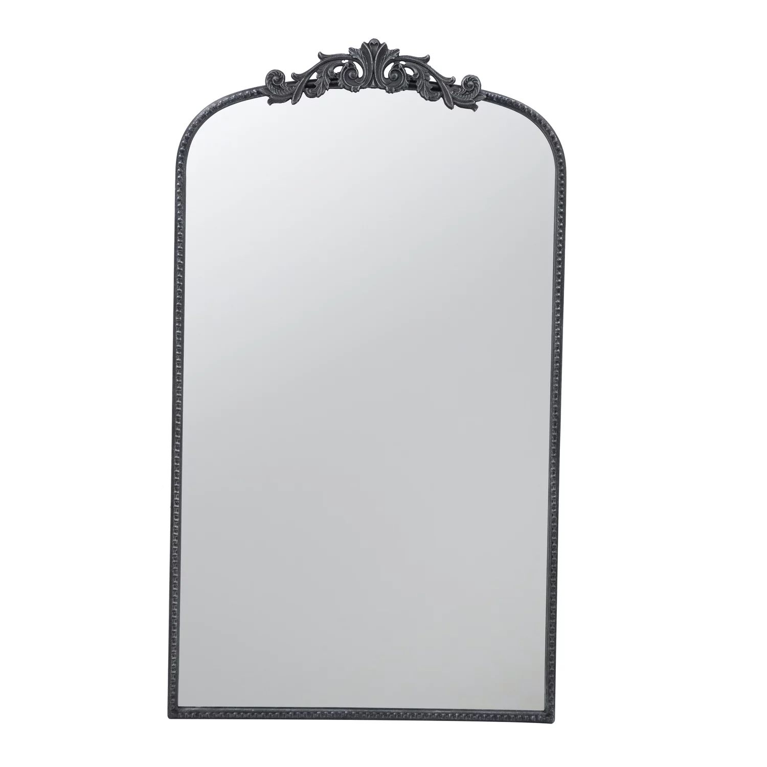 Baroque Inspired Wall Mirror - 24" x 42" - Black | Walmart (US)