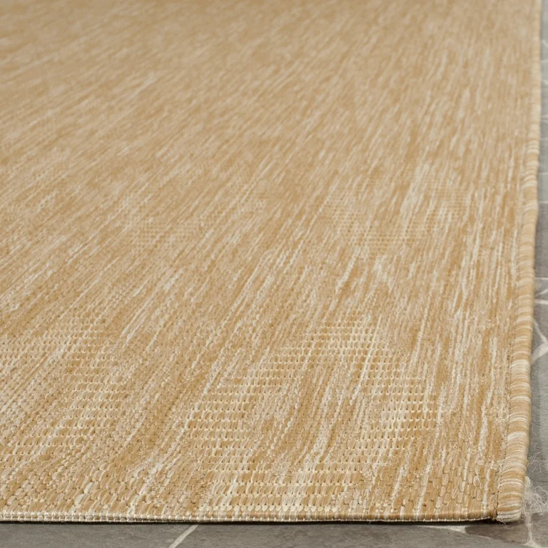 SAFAVIEH Courtyard Teodor Geometric Diamonds Indoor/Outdoor Area Rug, 8' x 10', Natural | Walmart (US)