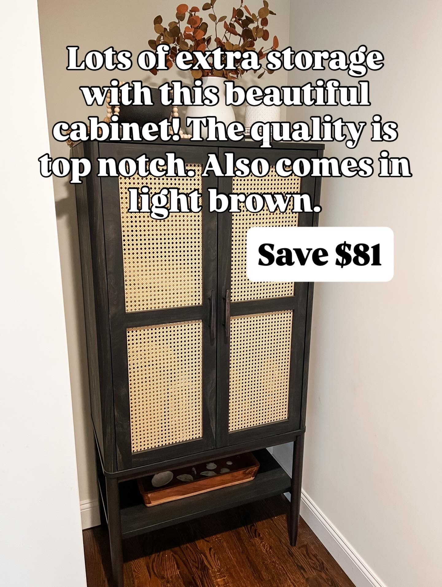 I’ve had this Walmart cabinet two or more years now and I love it. Great quality, looks beautiful. #walmarthome 

#LTKGiftGuide #LTKCyberWeek #LTKHoliday