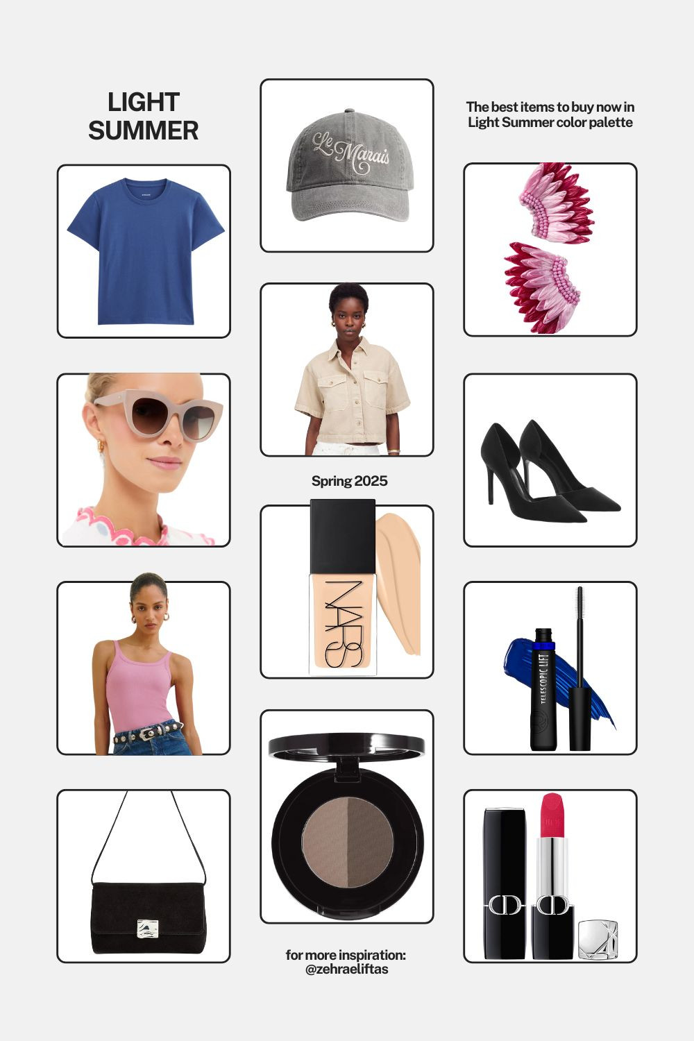 Are you a Light Summer? Here is your must haves for new season!  #colorpalette #colorseason #LightSummer 

 #LTKSeasonal #LTKStyleTip #LTKBeauty