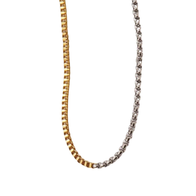 Two-Tone Box Chain | Kessler Elliott