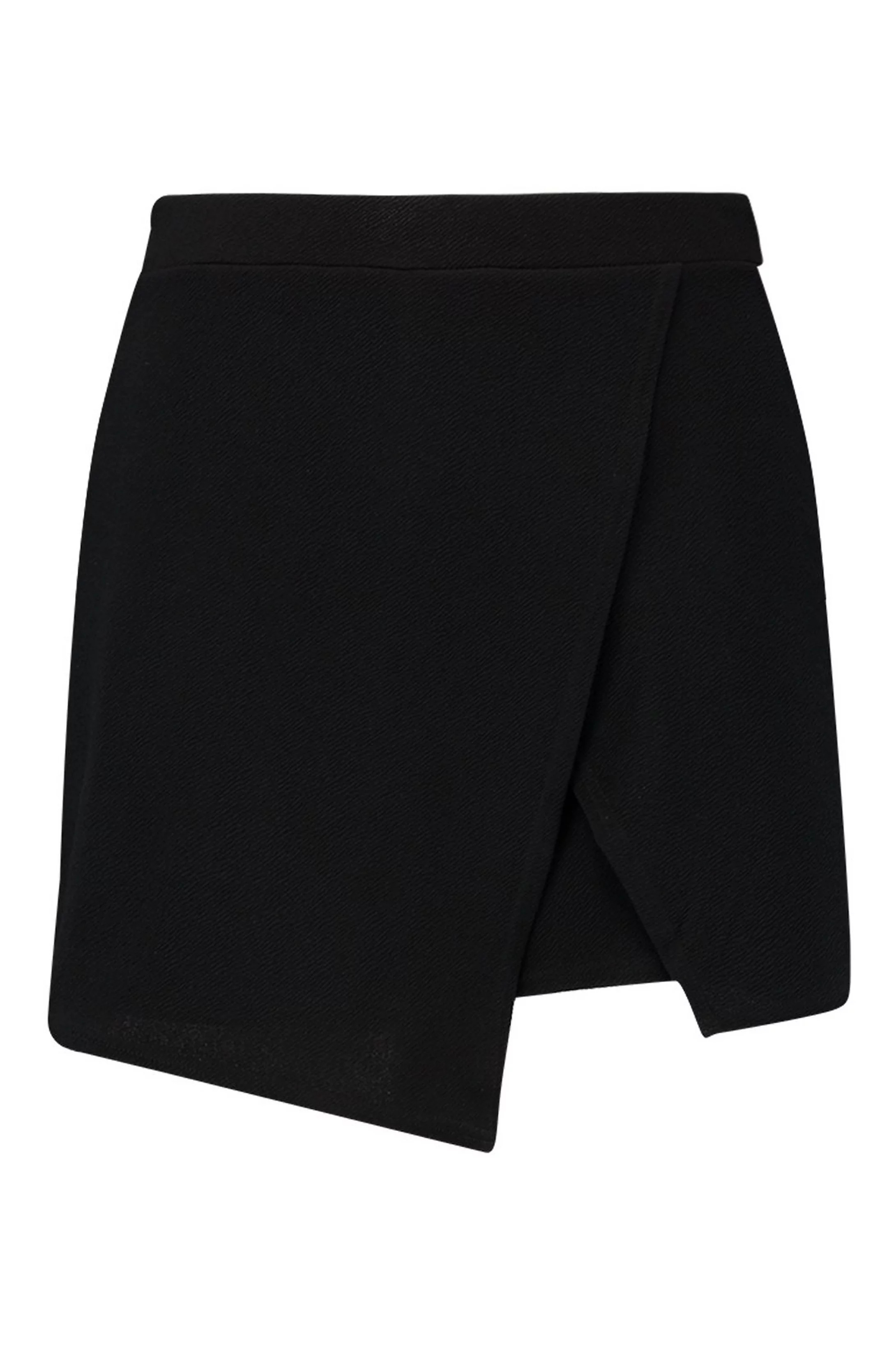 Plus Überkreuzter Skort mit Schlitz | Boohoo.com (DE)