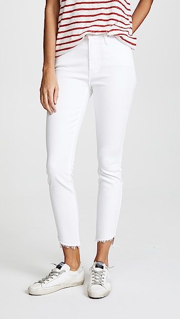 The Stunner Zip Ankle Step Fray Jeans | Shopbop