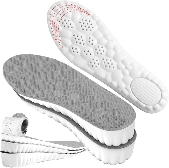 Height Increase Insoles for Women \u2013 4D Cloud-Like Memory Foam Height Booster Insoles - Shock... | Amazon (US)