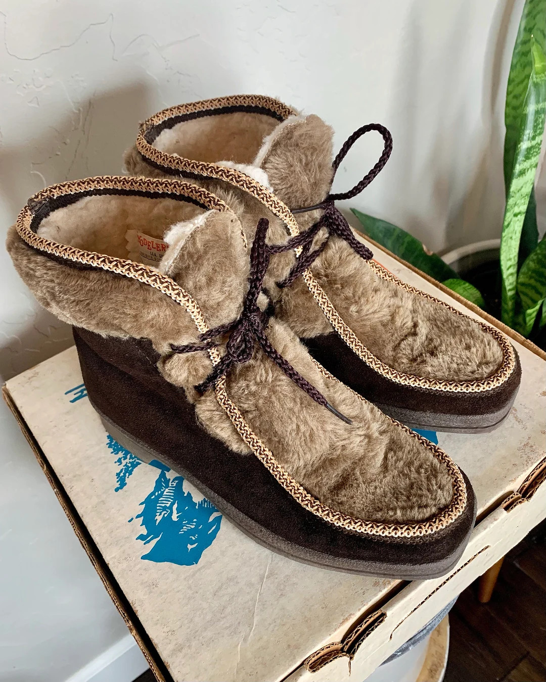 Vintage Yodelers Brown Faux Fur Boots US Women's Size 8 Like New With Original Box - Etsy | Etsy (US)