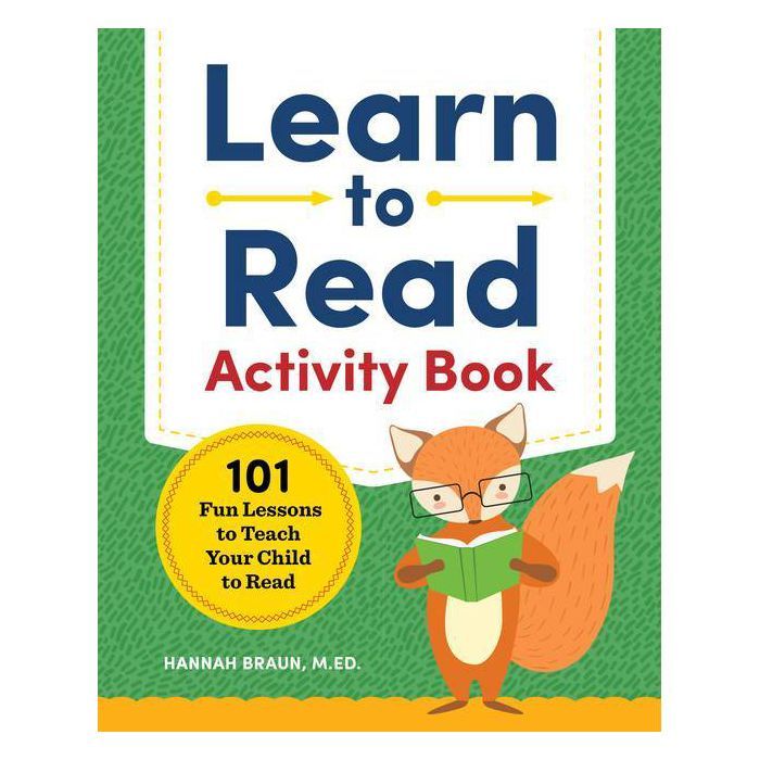 Learn to Read Activity Book - by  Hannah Braun (Paperback) | Target