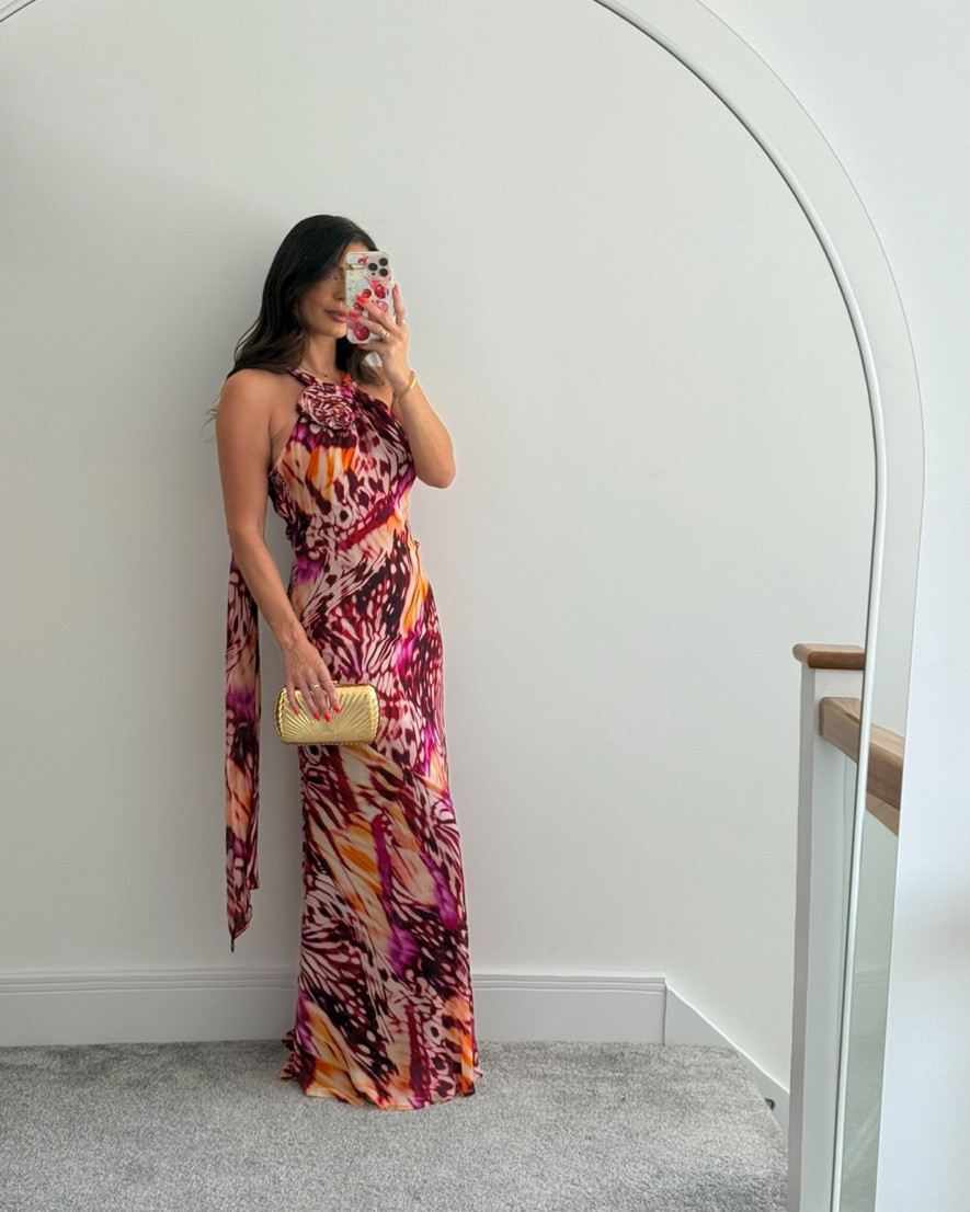 Obsessed with the colours on this gorgeous wedding guest dress #weddingguest #racesdress #ascotdress #occasiondress #weddingguestdress #maxidress #petite #petitedress

#LTKsummer #LTKwedding #LTKdresses