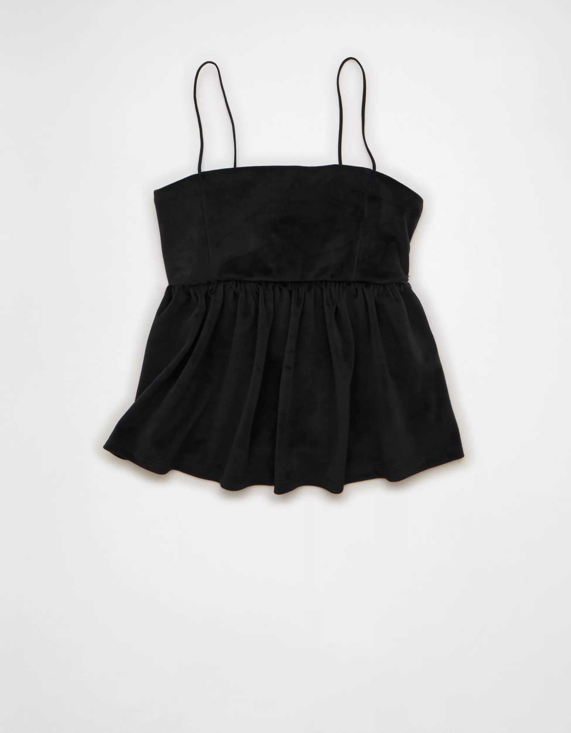 AE Velvet Babydoll Tank Top | American Eagle Outfitters (US & CA)