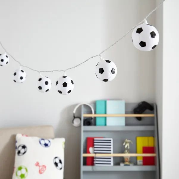 Football 10 LED String Lights | Dunelm