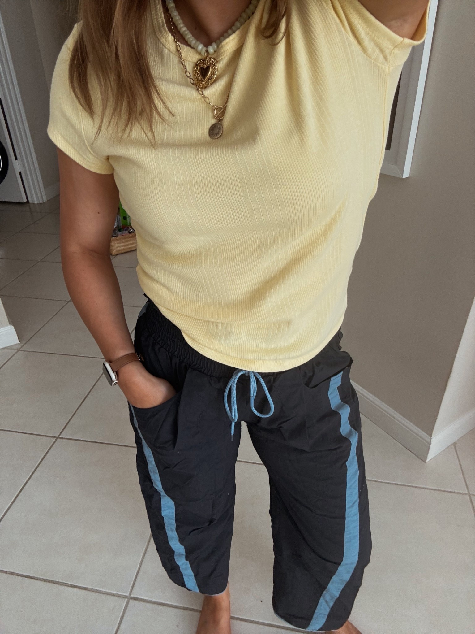 Easy Saturday outfit 💛💙💛

#LTKootd #LTKmomlife #LTKgrwm