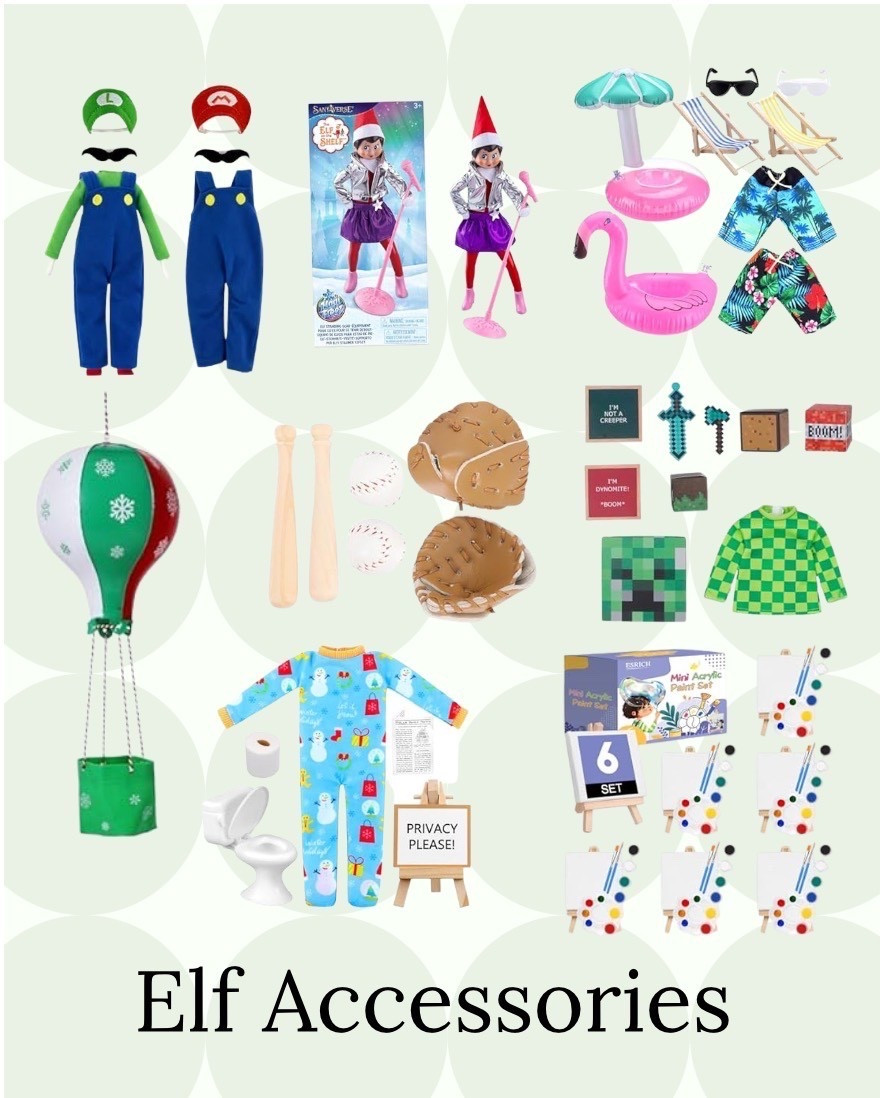 The best Elf on a Shelf accessories! 

#LTKHoliday #LTKKids #LTKSeasonal