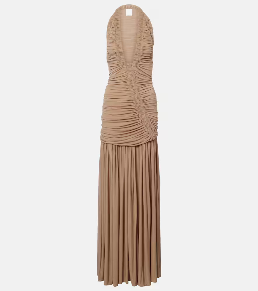 Christopher Esber Orion gathered ruched gown | Mytheresa (INTL)