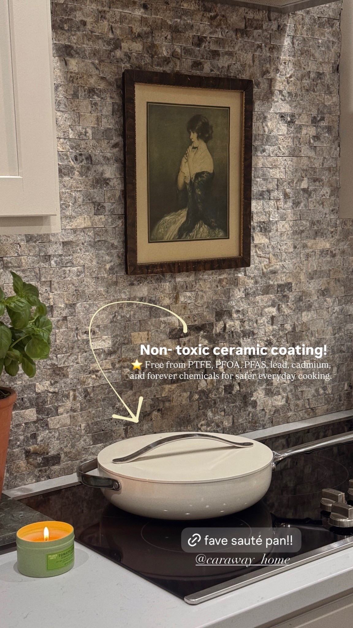 Use code: HKM15 ☺️ Non- toxic ceramic coating! @caraway_home ⭐️ Free from PTFE, PFOA, PFAS, lead, cadmium, and forever chemicals for safer everyday cooking.

#LTKfoodie #LTKHome