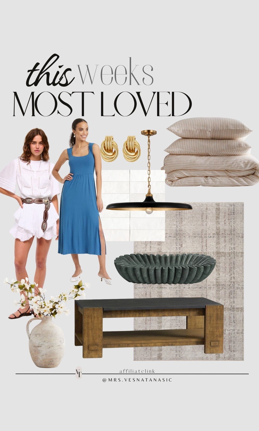 This weeks’ most loved home and fashion finds for summer! My great room coffee table and bedding is at the top of the list. 

#dress #dresses #coffeetable #oldnavy #targetstyle #abercrombie #bedding #bedroom #bathroom #wayfairfinds #wayfair #potterybarn #vase #sandals #pendants #lightfixture #interiors #rug 

#LTKHome #LTKSummerEdit #LTKSaleAlert
