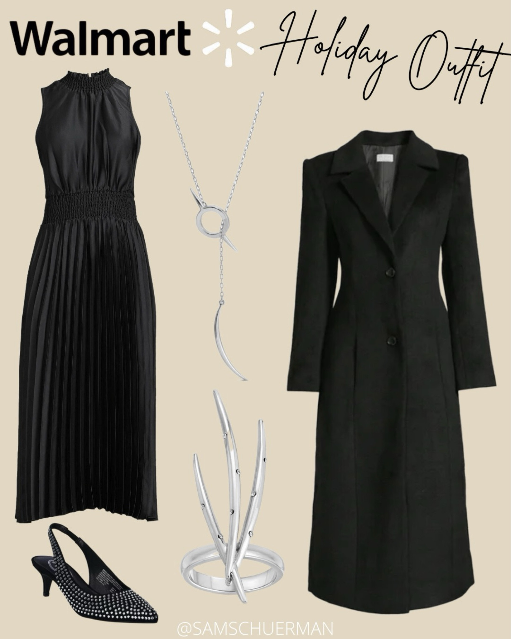 Walmart holiday outfit idea 

#LTKHoliday #LTKSeasonal #LTKfindsunder50