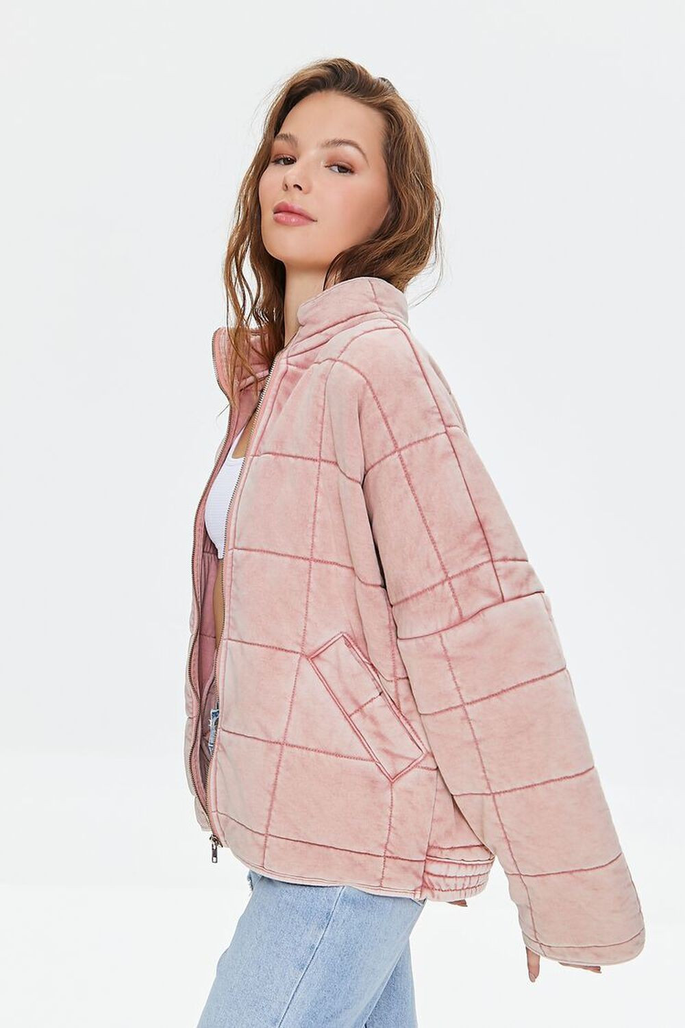 Quilted Zip-Up Jacket | Forever 21 | Forever 21 (US)
