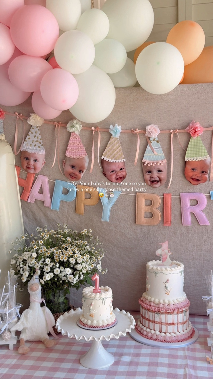Amazon list of everything I used for this party & theme! 🤍🌿🎂🪿

The face garland was such a thoughtful touch my sister-in-law made it herself! She printed the faces, added the hats, and totally made it extra special. As for the rest of the silly goose decorations? All from Amazon. And when I say everything…I mean literally everything.

Cake & cake pops: @mamasgotcakes 
Cookies: @bitsofgemscookieco 

One silly goose party favors, one silly goose birthday, first birthday, first birthday theme, first birthday ideas, first birthday smash cake, goose cake pops, goose cake, one silly goose cookies

#onesillygoose #onesillygoosebirthday #onesillygoosetheme #firstbirthdayparty #firstbirthdayideas #amazonkids #amazonhome #amazonmusthaves #momof2 #sahm
#cakesmash #cakepops #birthdaycake

#LTKKids #LTKHome #LTKParties