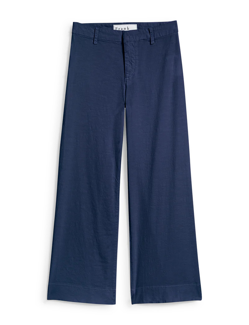 WEXFORD Summer Navy, Italian Performance Linen | Frank & Eileen