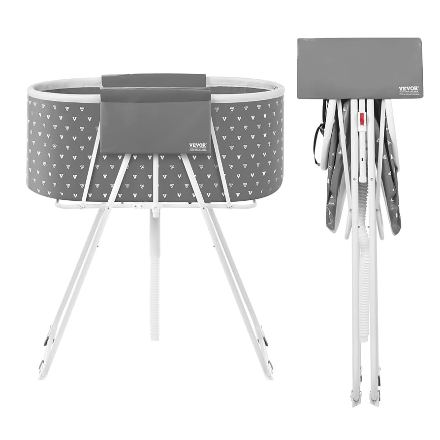 VEVOR Portable Dog Bathtub, Elevated & Foldable Space-Saving Pet Shower Station with Efficient Dr... | Amazon (US)