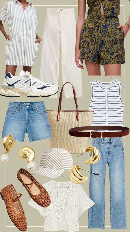 Spring outfits - gold earrings, denim, sneakers, spring/summer shoes, dress and more

#LTKshoecrush #LTKstyletip #LTKSeasonal