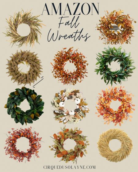 Embracing autumn's beauty with these captivating fall wreaths. 🍂🍁 #FallDecor #FallHomeDecor #AutumnVibes #CozyNook #HarvestDecor #PumpkinSeason #WarmAndInviting #FallingLeaves #HomeSweetFall #SeasonalTouches #RusticCharm #AmazonFallHome #AmazonFallDecor

#LTKhome #LTKSeasonal #LTKFind