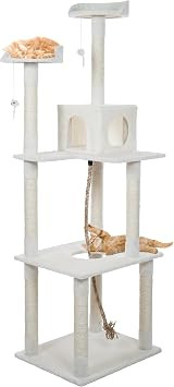 Cat Tower Collection - Napping Perches, Cat Condo, 9 Sisal Rope Scratching Posts, Hanging Toys an... | Amazon (US)
