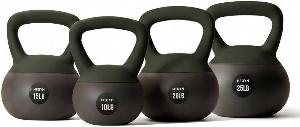 WeGym Soft Kettlebells with Cushioned Impact-Resistant Base and Anti-Slip, Wide-Grip Handle for H... | Amazon (US)