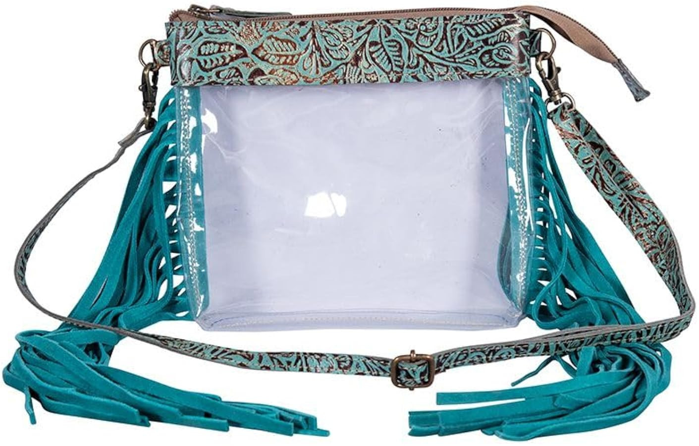 Myra Bag Beth Ridge Trail Short Clear Bag S-8457, Clear | Amazon (US)