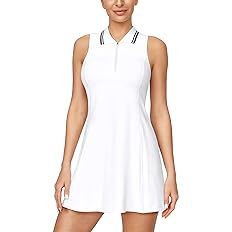 Golf Dress Tennis Dresses for Women with Built in Shorts and Bra 3 Pockets Athletic Dress Workout... | Amazon (US)