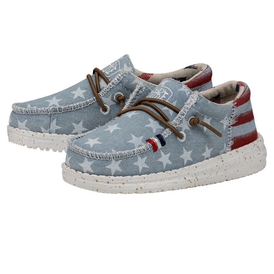 Wally Toddler Americana | HEYDUDE