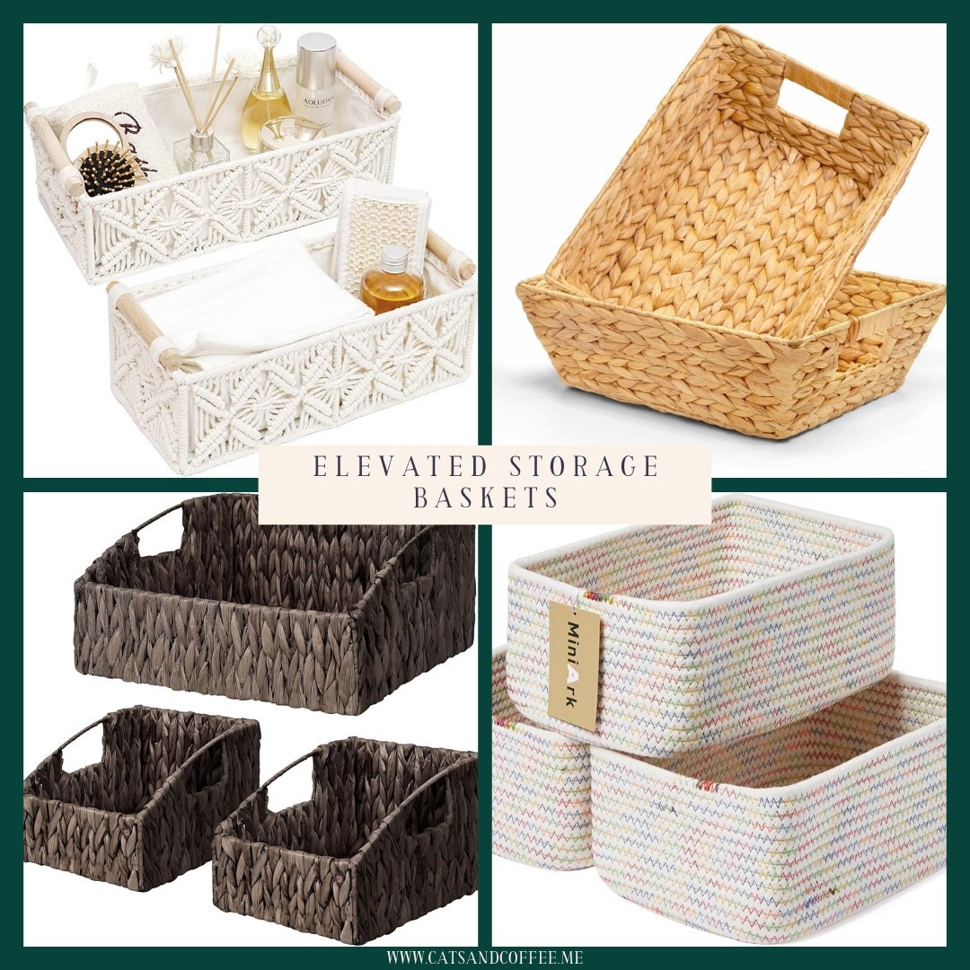 Decorative + useful: these baskets are small upgrades that make a big impact — Looking for cute but functional home storage? These Amazon baskets check all the boxes: they're affordable, decorative, and actually help keep things tidy. Great for blankets, pet supplies, or random odds and ends—plus they instantly make your space feel more elevated and intentional.

#LTKFindsUnder100 #LTKFamily #LTKHome