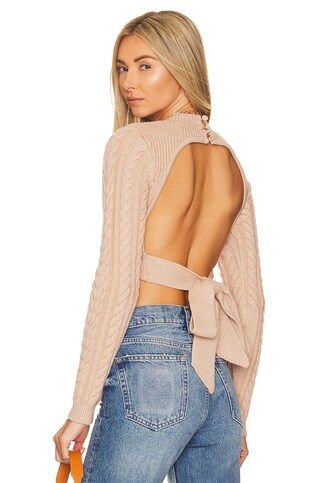 Etienne Cropped Cable Knit
                    
                    Lovers and Friends | Revolve Clothing (Global)