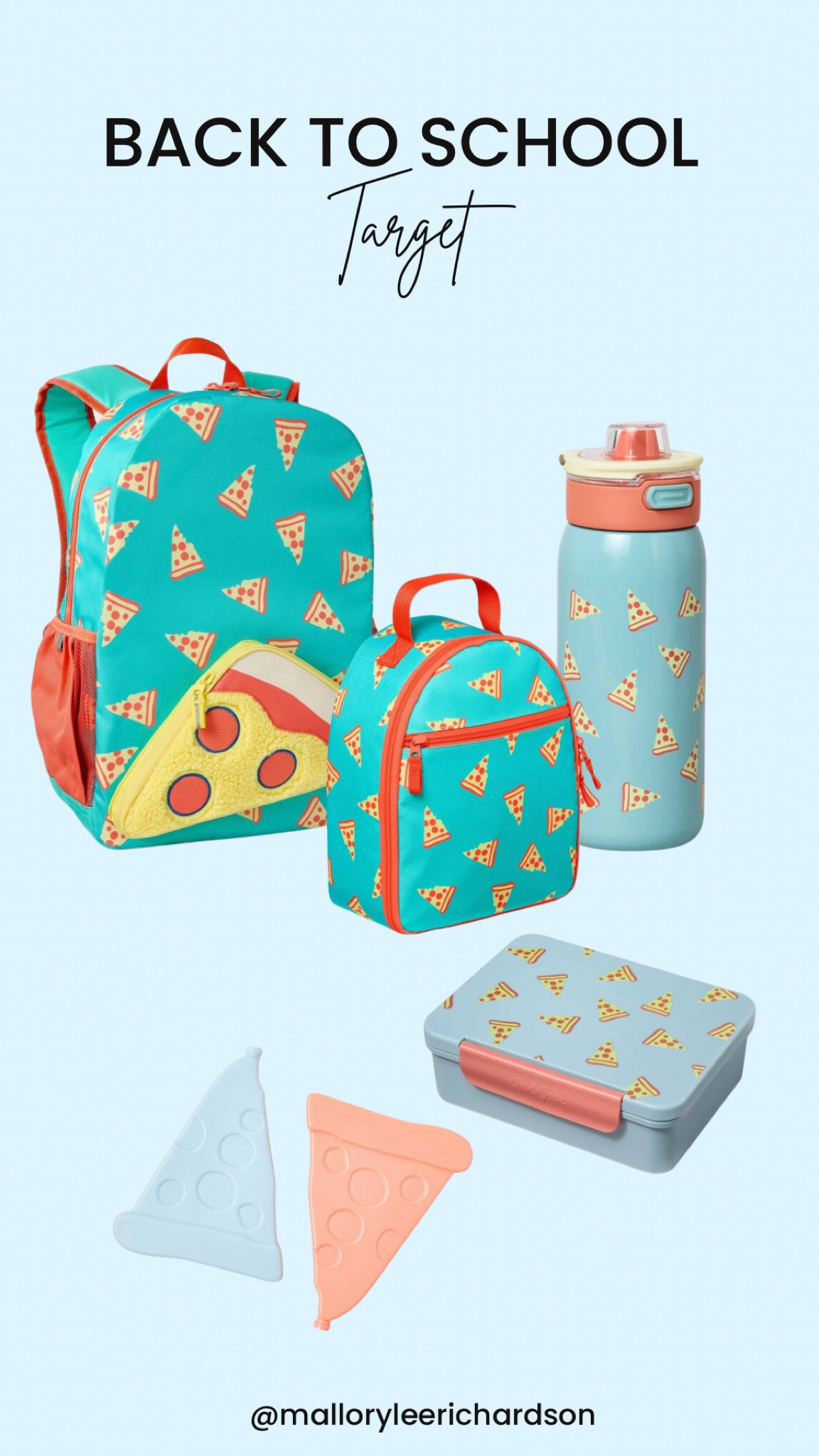 This pizza collection for back to school is too cute! 
target, kids, back to school, pizza backpack, kids backpack, kids lunch box, kids water bottle, cat & jack 

#LTKKids #LTKItBag #LTKFamily