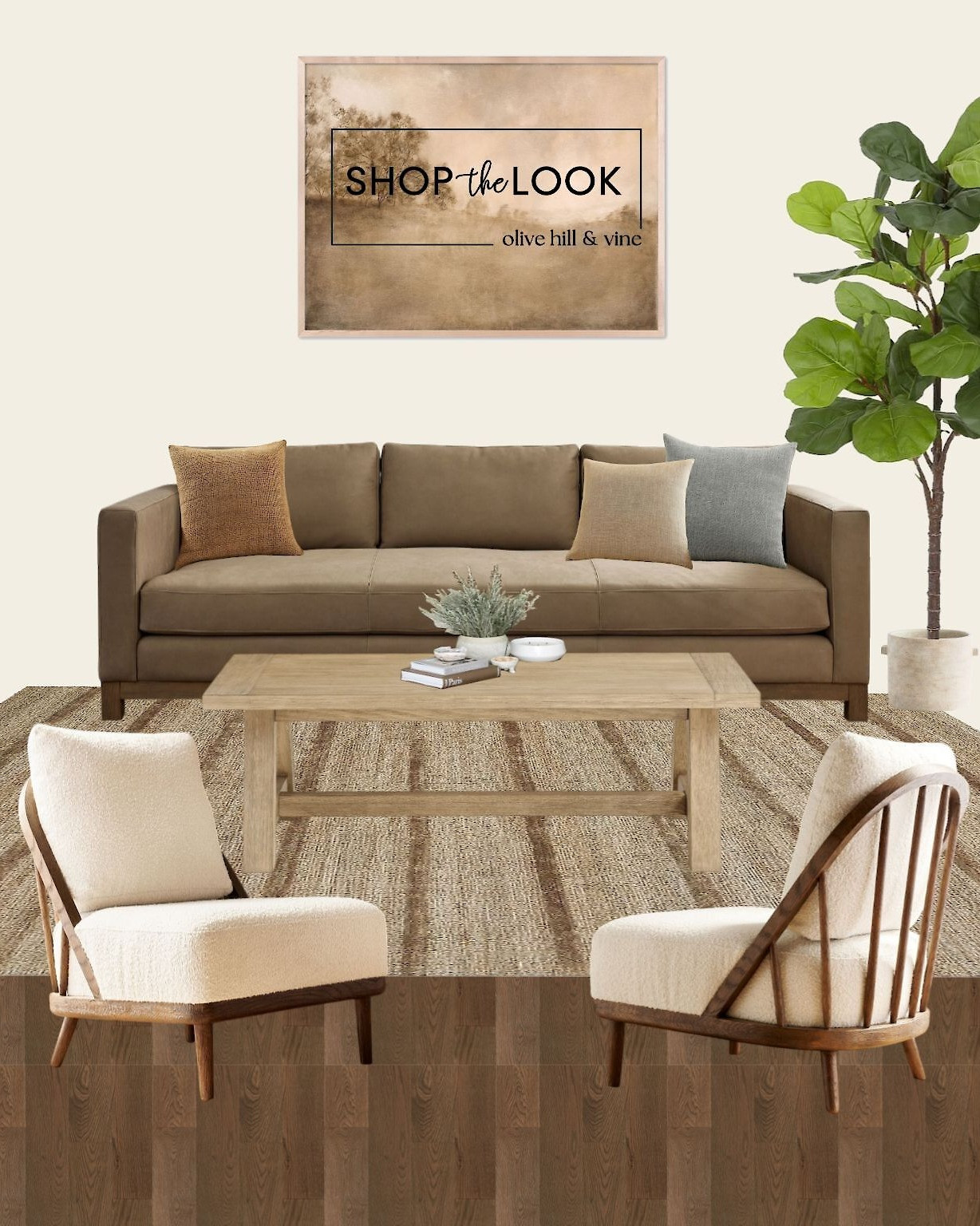 This room gets all the texture and tone just right—spindle-back chairs with plush cushions, a rich leather sofa, seadrift farmhouse coffee table, and a hand-knotted rug. Earthy hues and layered textures give rustic charm a sleek, modern edge.  

 

#LTKHome #LTKStyleTip #LTKFamily