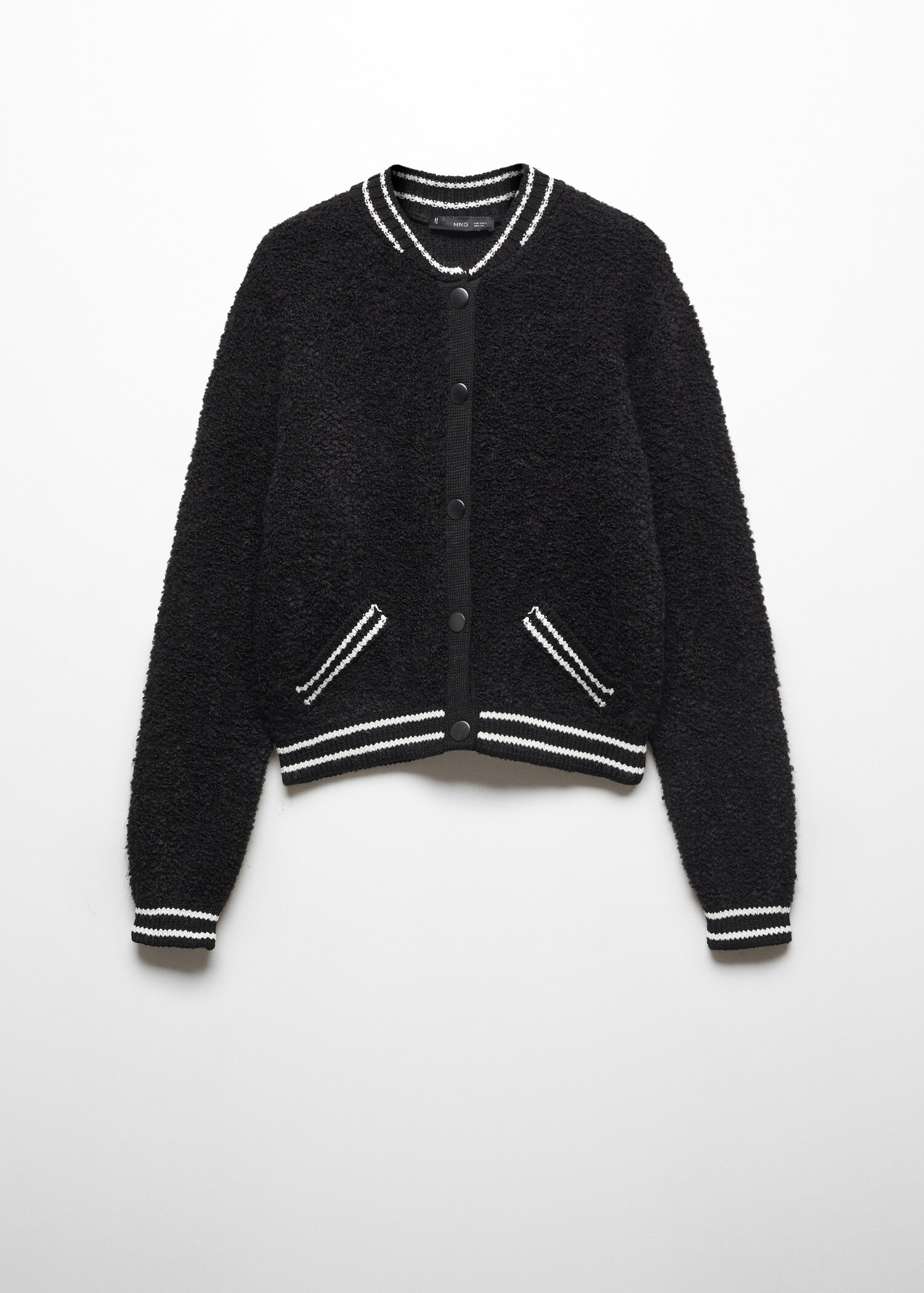 Knitted bomber jacket | MANGO (UK)