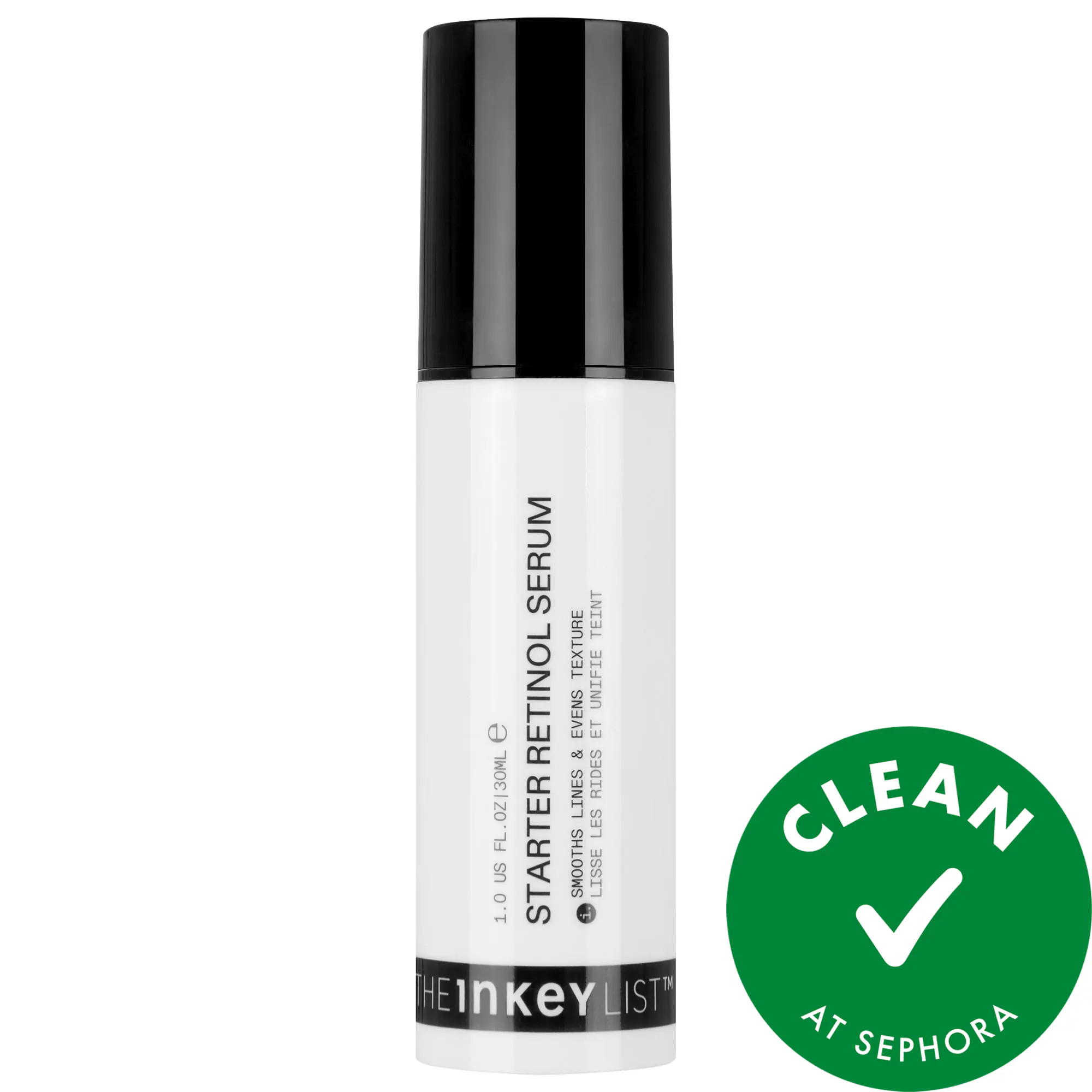 The INKEY List Starter Retinol Serum for Fine lines + Wrinkles 1 oz/30 mL | Sephora (US)