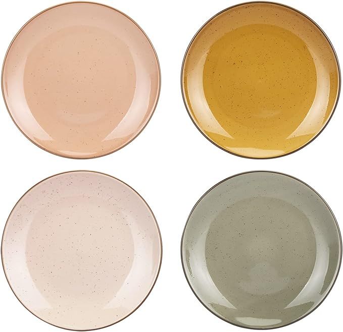 MDZF SWEET HOME 8-Inch Porcelain Dinner Plates Set, Pasta Serving Plates Dessert Dishes - Set of ... | Amazon (US)