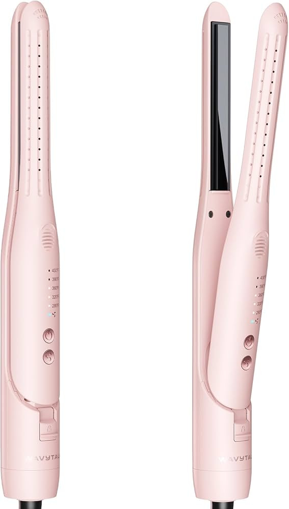 Wavytalk 0.65" Pencil Flat Iron, Cool Curl Pencil, Small Airflow Styler and Straightener for Shor... | Amazon (US)