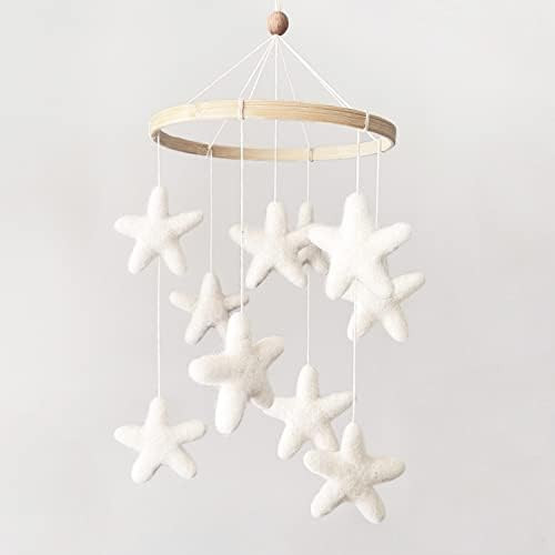 Baby Mobile for Crib - Boho Crib Mobile - Felt Star Mobile - Gender Neutral Baby Mobile - Boho Nu... | Amazon (US)