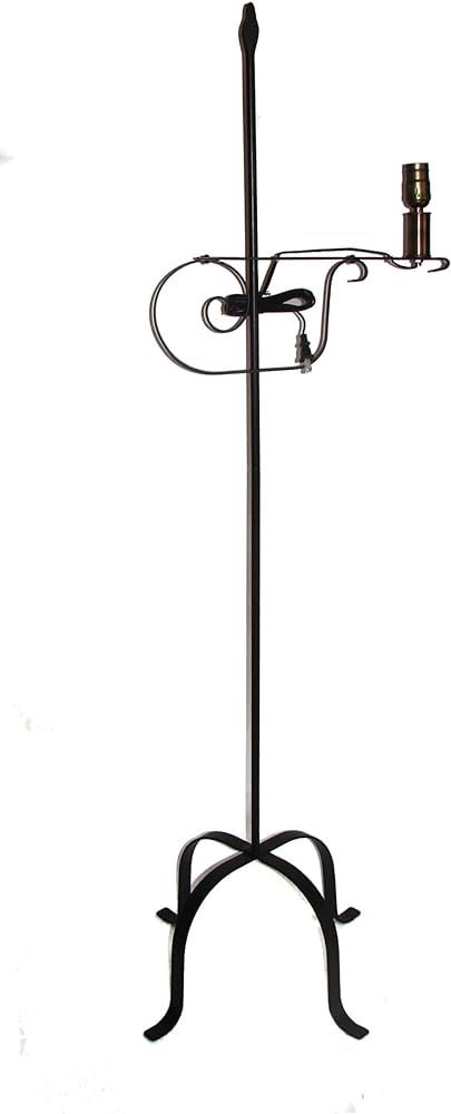Wrought Iron Floor Lamp Flame Top - Amish Made | Amazon (US)
