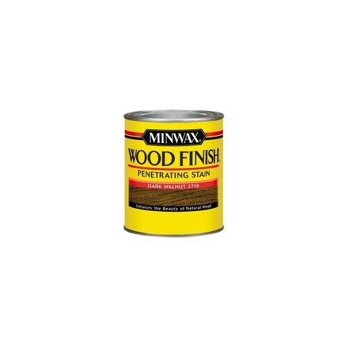 Minwax Wood Finish Satin Dark Walnut Oil-Based Interior Stain (Half Pint) | Lowe's