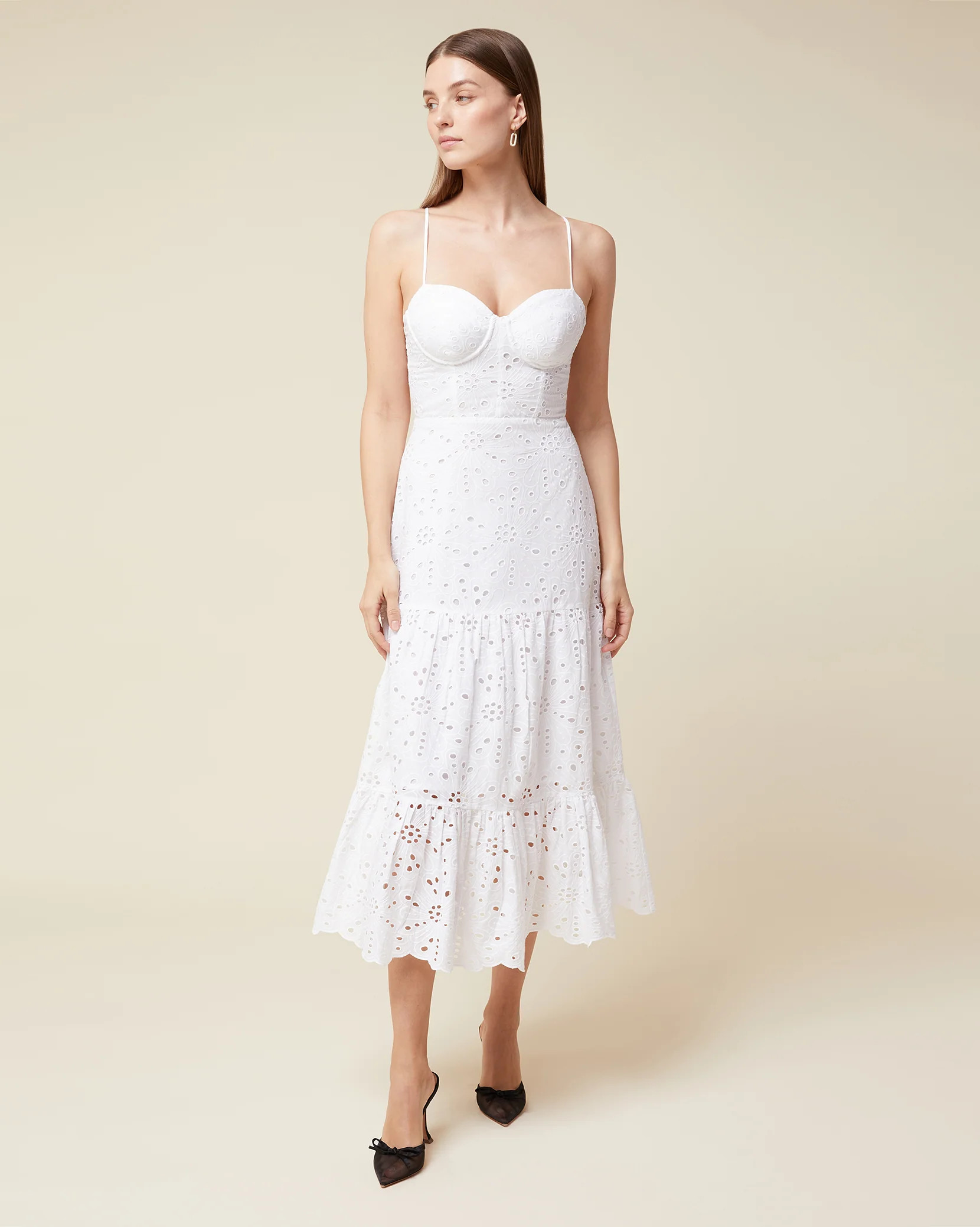 Eyelet Midi Dress | Rachel Parcell