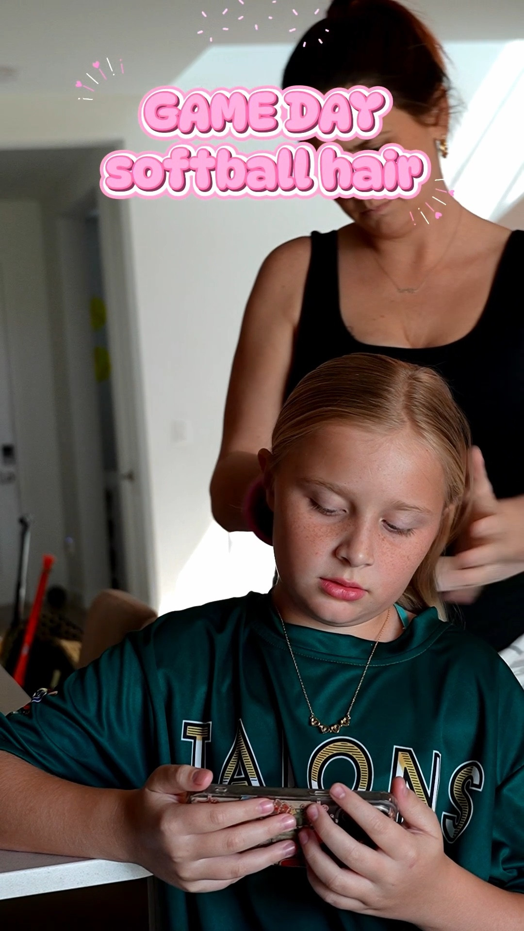 softball hair 🥎🤍 

#LTKKids #LTKmomlife #LTKActive
