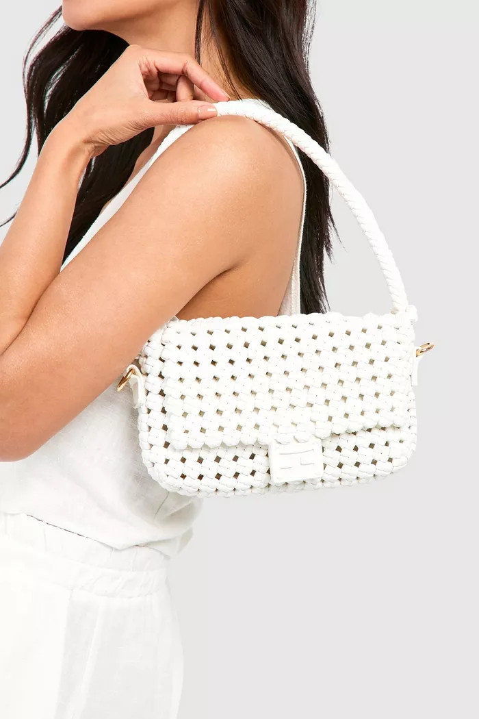 Woven Shoulder Bag | Boohoo.com (UK & IE)