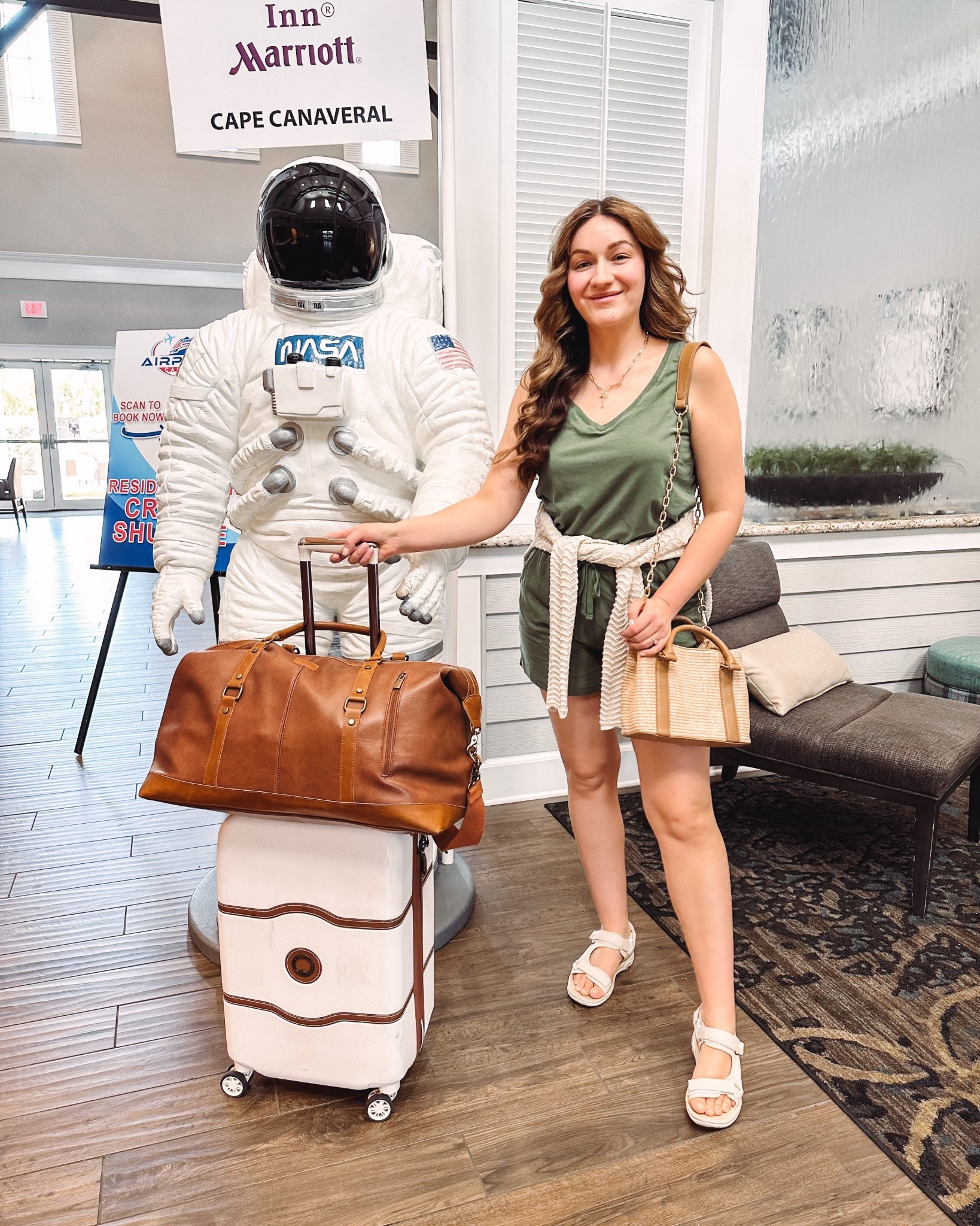 spring break outfit, spring outfits,  romper fit tts, luggage, travel outfit, travel bag 

#LTKootd #LTKSeasonal #LTKTravel